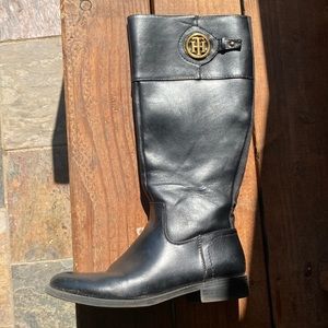 Tommy Hilfiger black boots twinnezzaf